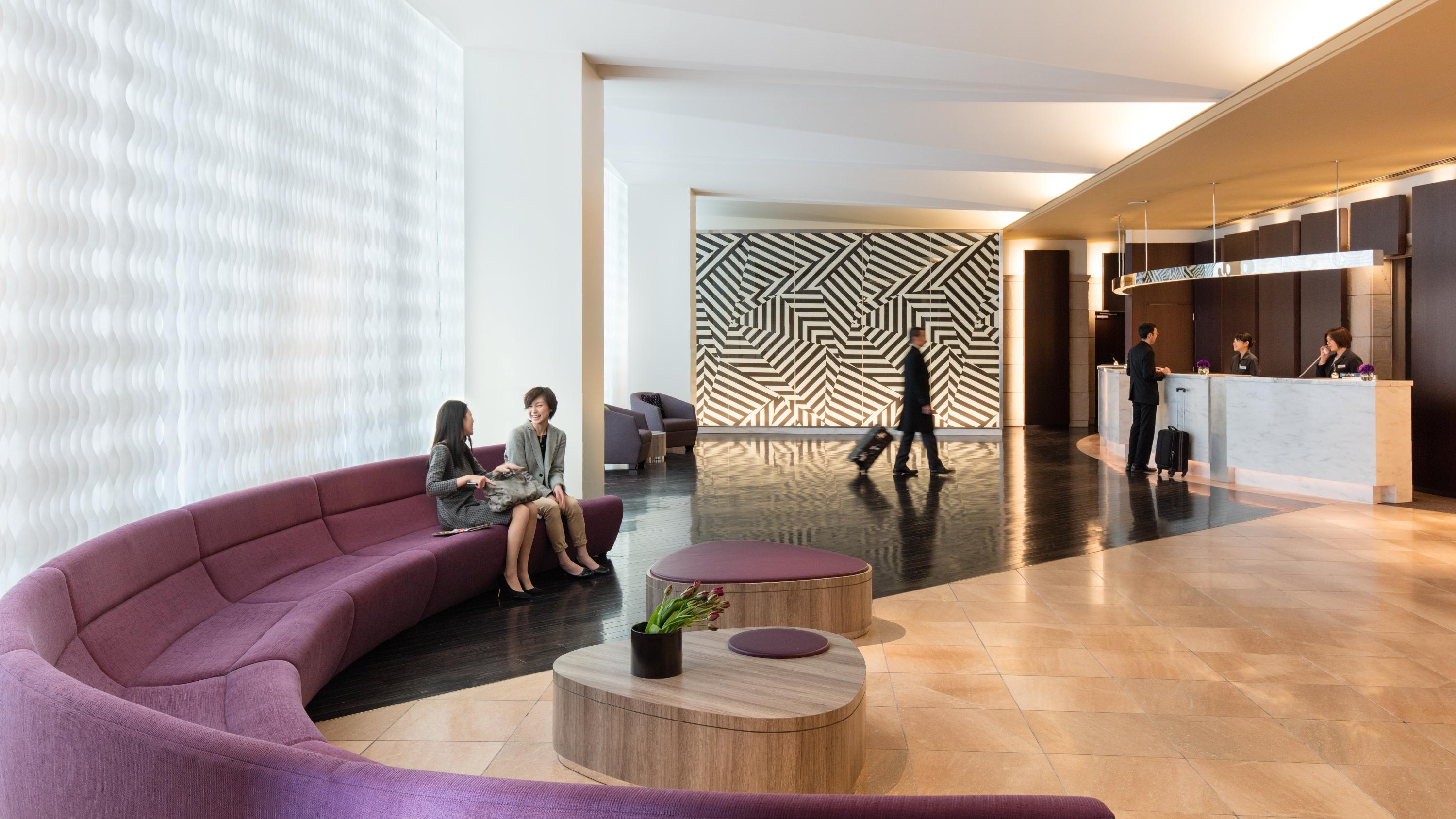 Hotel Courtyard By Marriott Shin-Osaka Station Exteriér fotografie The lobby of the hotel